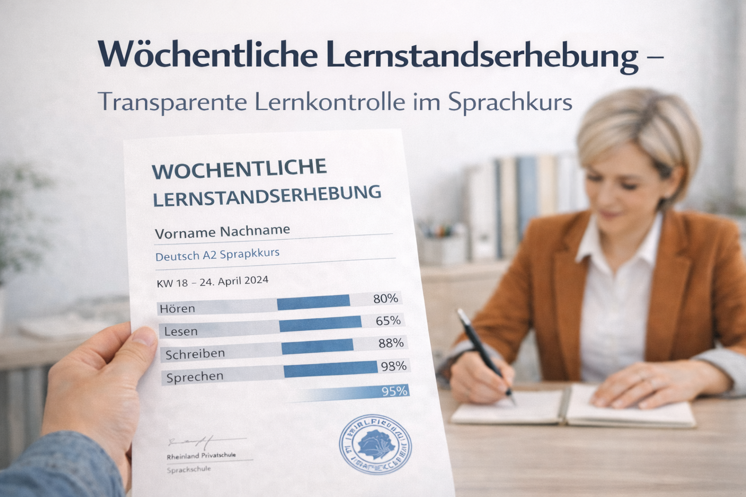 Wöchentliche Lernstandserhebung – Ziel, Auswertung und individuelle Förderung