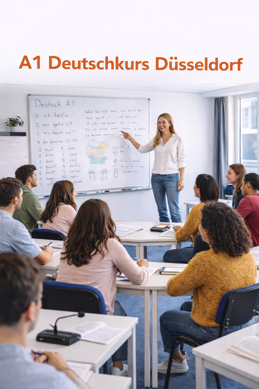 A1 Deutschkurs Düsseldorf – Der erste Schritt zum Deutschlernen