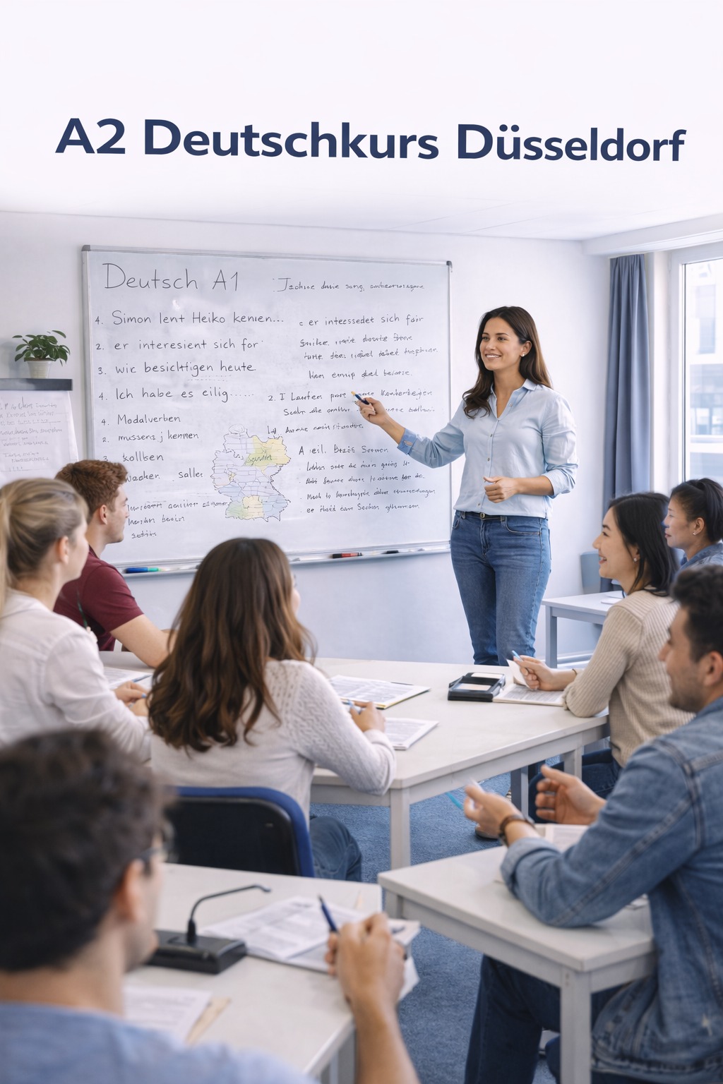 Blog: A1 Deutschkurs Düsseldorf – Der erste Schritt zum Deutschlernen - Rheinland Privatschule