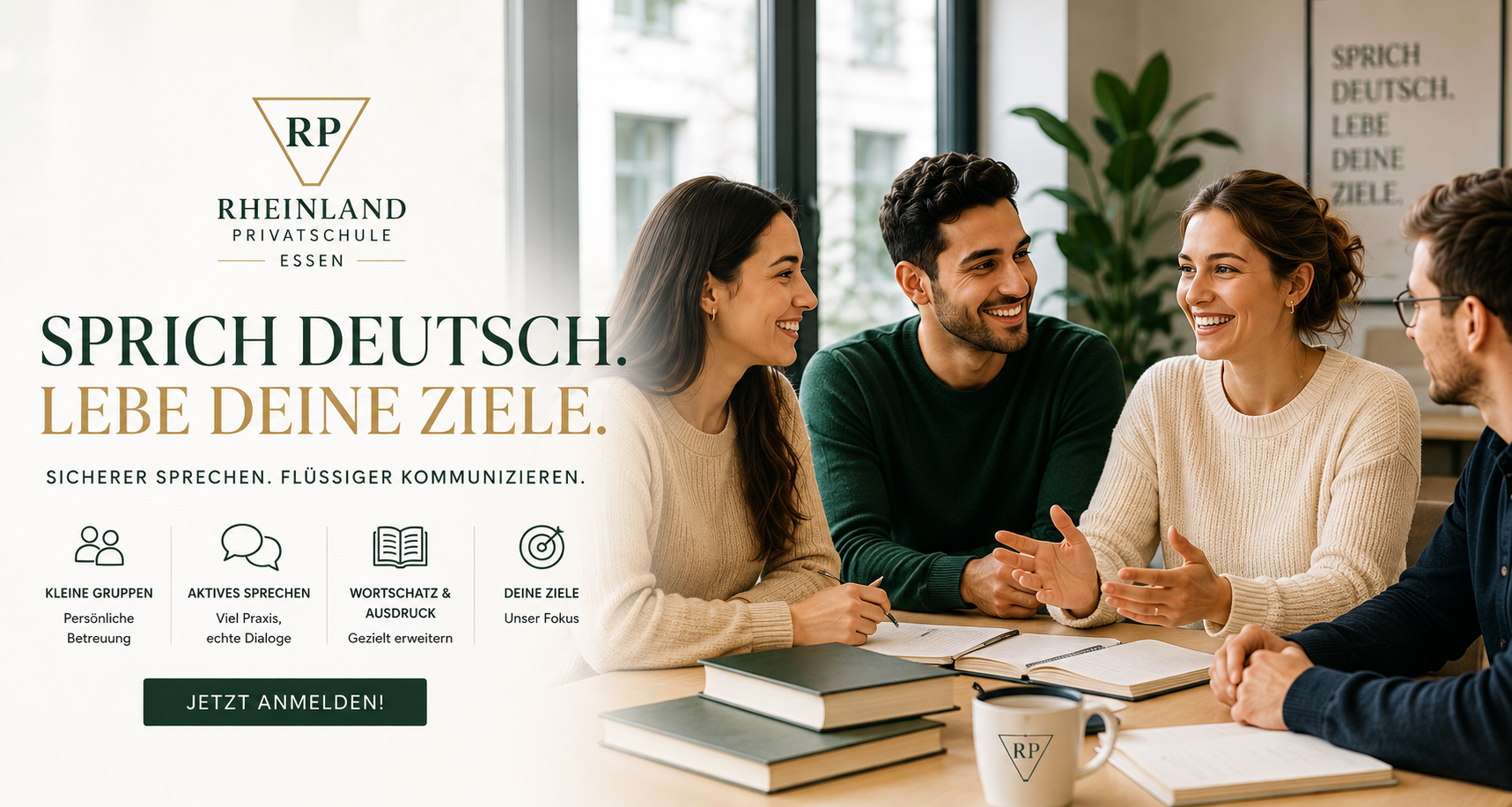 Deutschkurs 口语课程——边说边学！ - Rheinland Privatschule Düsseldorf, Essen, Duisburg